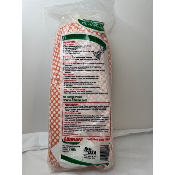 Libman Wonder Mop Refill #02001 (Fits Libman Wonder Mop #2000) - Picture 3 of 5